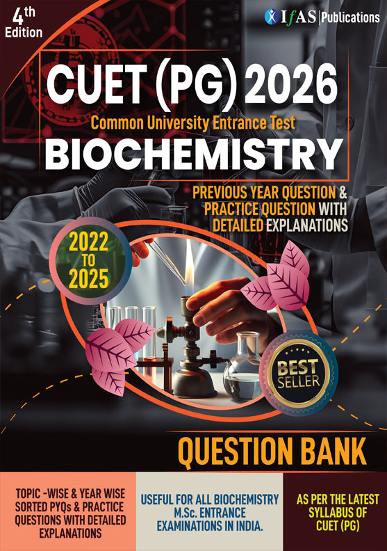 CUET PG Biochemistry Entrance Exam Book 2026 – MSc Biotechnology