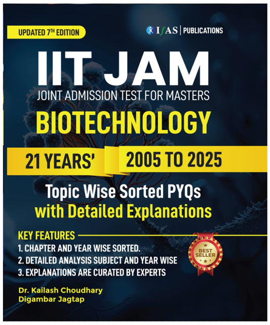 IIT JAM Biotechnology PYQ Book 2026