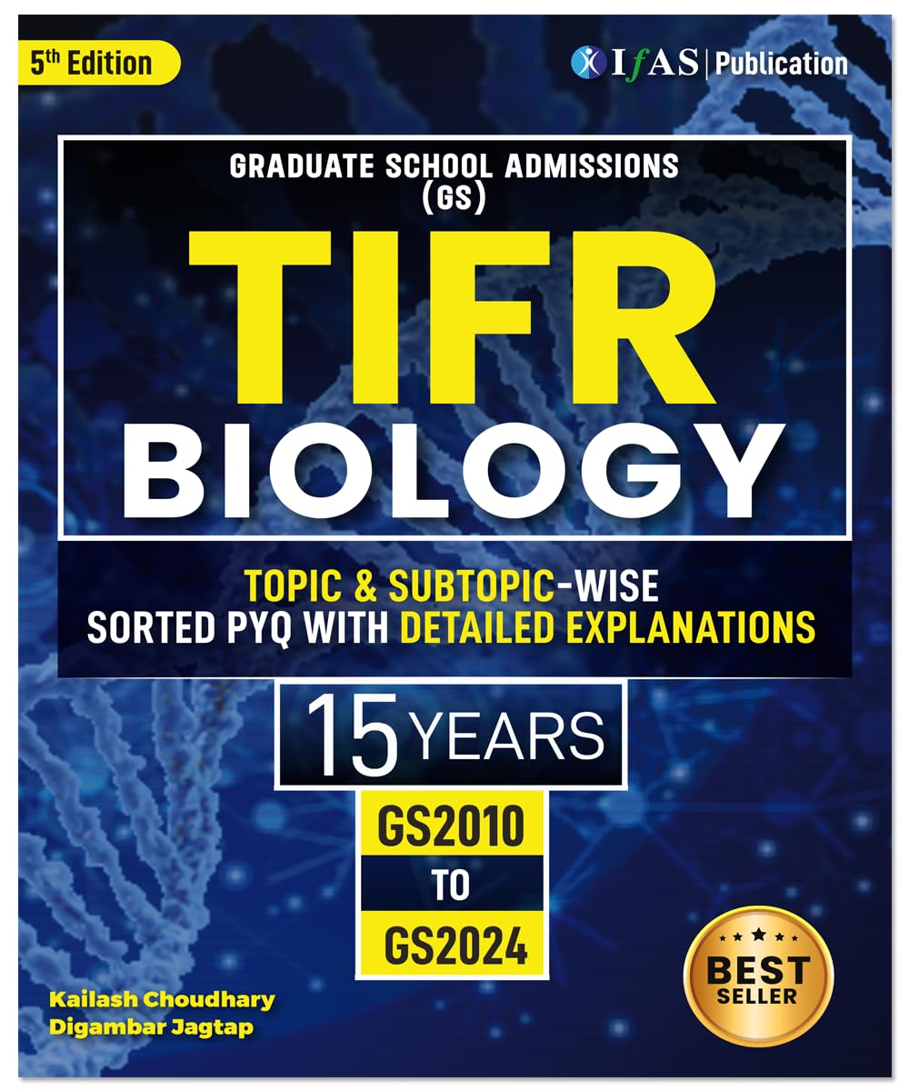 TIFR Biology (JGEEBILS Biological Science) Topic Wise Sorted Previous Year Questions Papers with Answers and Detailed Solutions (2010-2024)