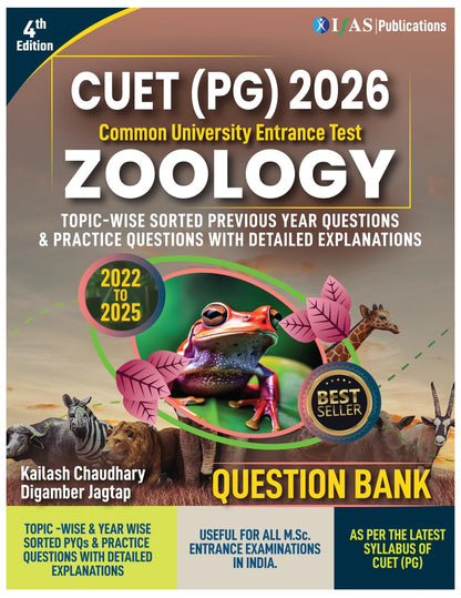 CUET PG Zoology Book Topic-wise Shorted Previous Year (PYQ)