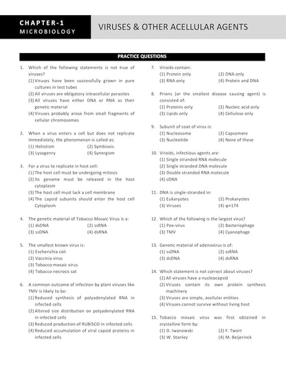 CUET PG Botany Entrance Exam Book 2026