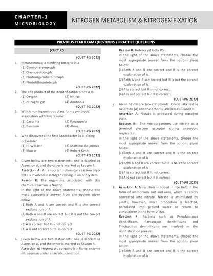CUET PG Microbiology Entrance Exam Book 2026