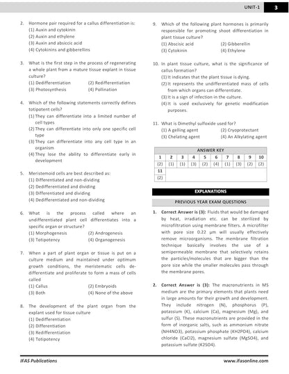 CUET PG Plant Biotechnology Entrance Exam Book 2026