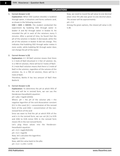 TIFR Biology (JGEEBILS Biological Science) Topic Wise Sorted Previous Year Questions Papers with Answers and Detailed Solutions (2010-2024)