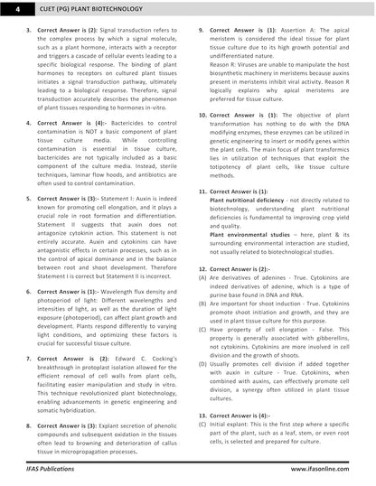 CUET PG Plant Biotechnology Entrance Exam Book 2026