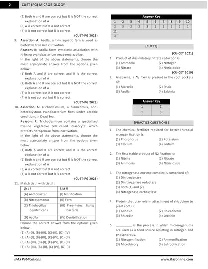 CUET PG Microbiology Entrance Exam Book 2026