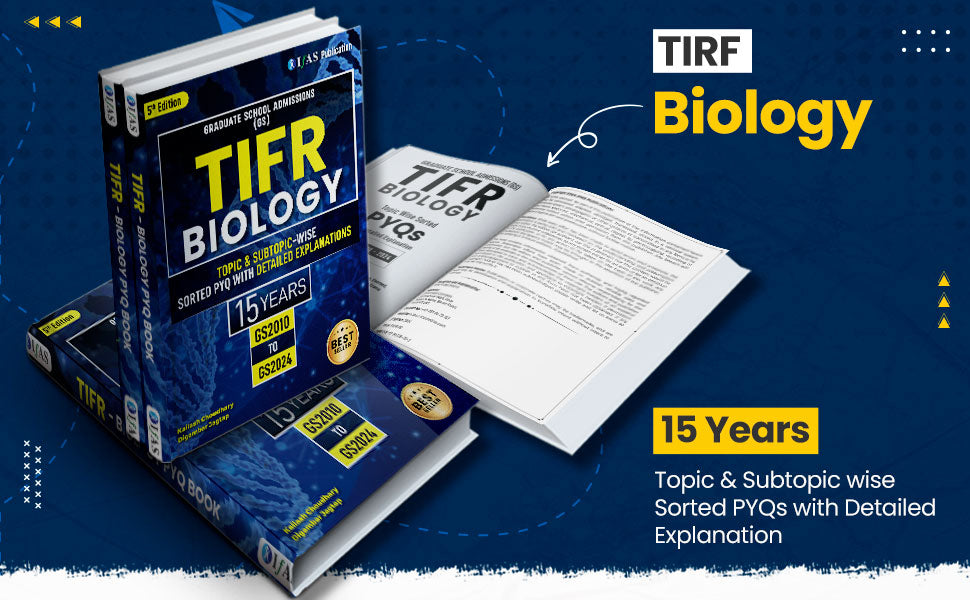 TIFR Biology (JGEEBILS Biological Science) Topic Wise Sorted Previous Year Questions Papers with Answers and Detailed Solutions (2010-2024)