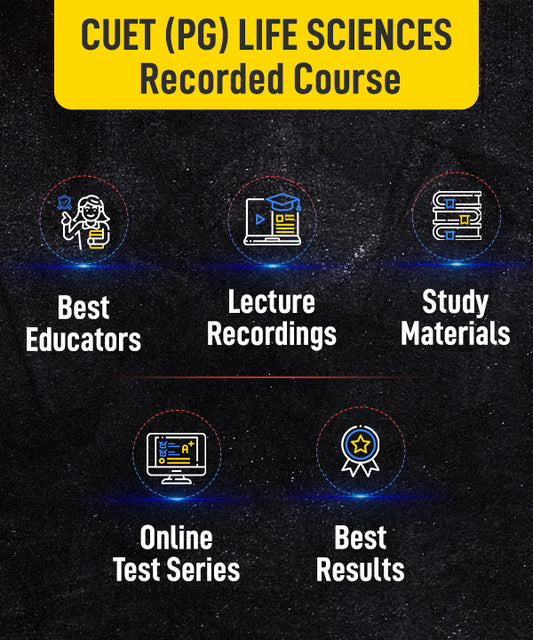 CUET (PG) Life Sciences recorded online course (Hinglish)