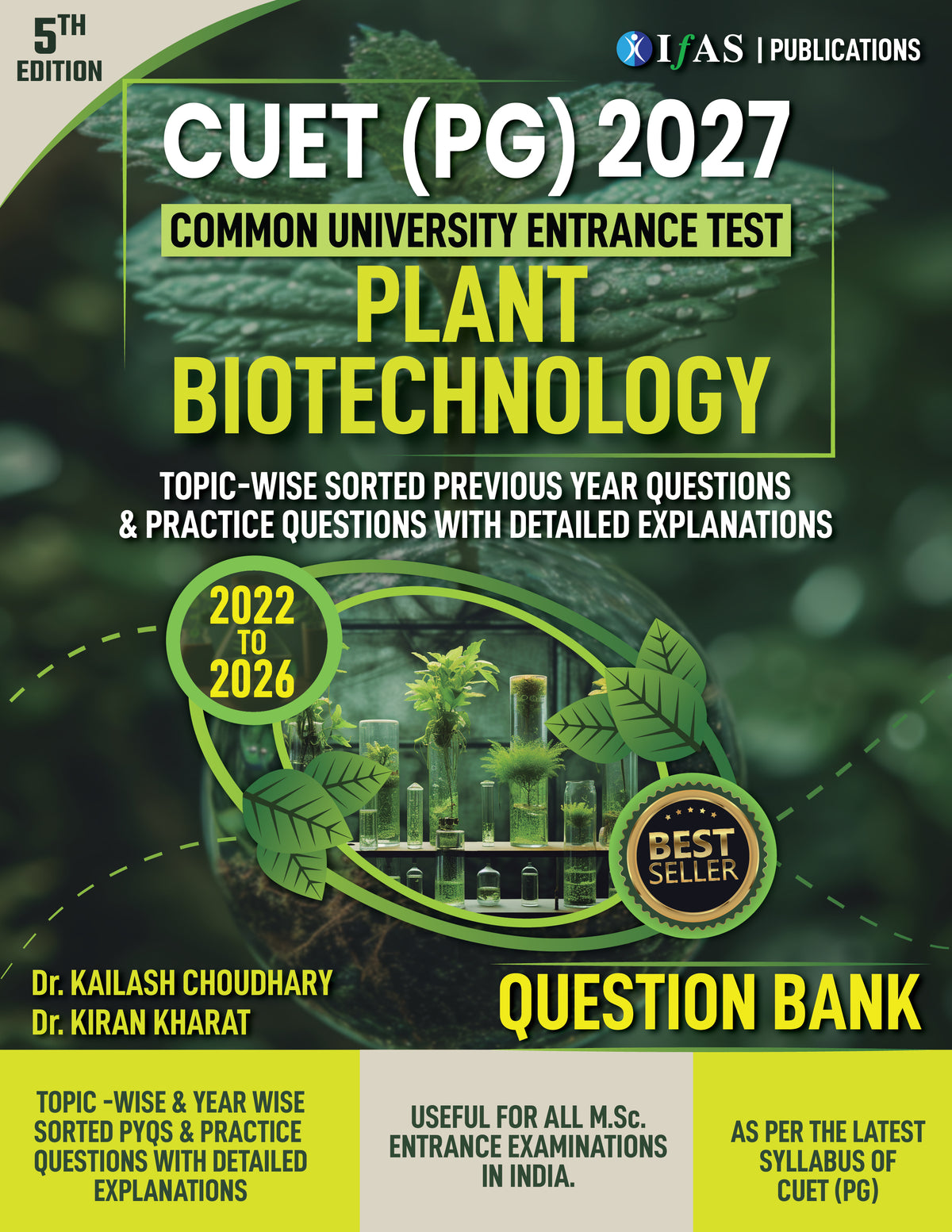 CUET PG Plant Biotechnology Entrance Exam Book 2027
