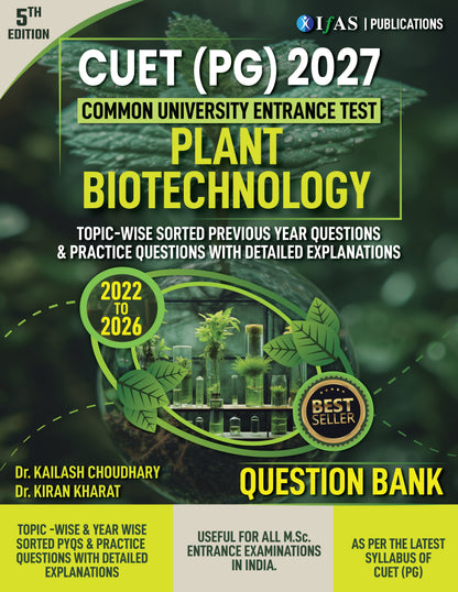 CUET PG Plant Biotechnology Entrance Exam Book 2027