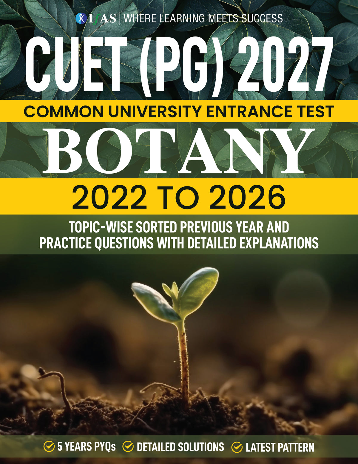 CUET PG Botany Entrance Exam Book 2027