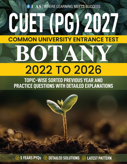 CUET PG Botany Entrance Exam Book 2027