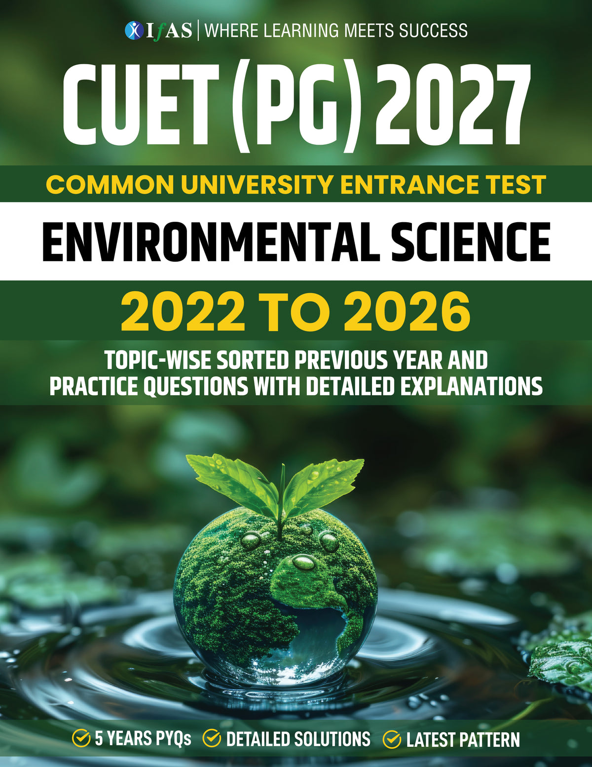 CUET PG Environmental Science Entrance Exam Book 2027