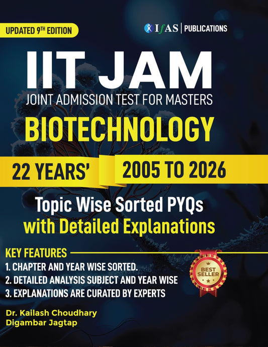 IIT JAM Biotechnology PYQ Book 2026