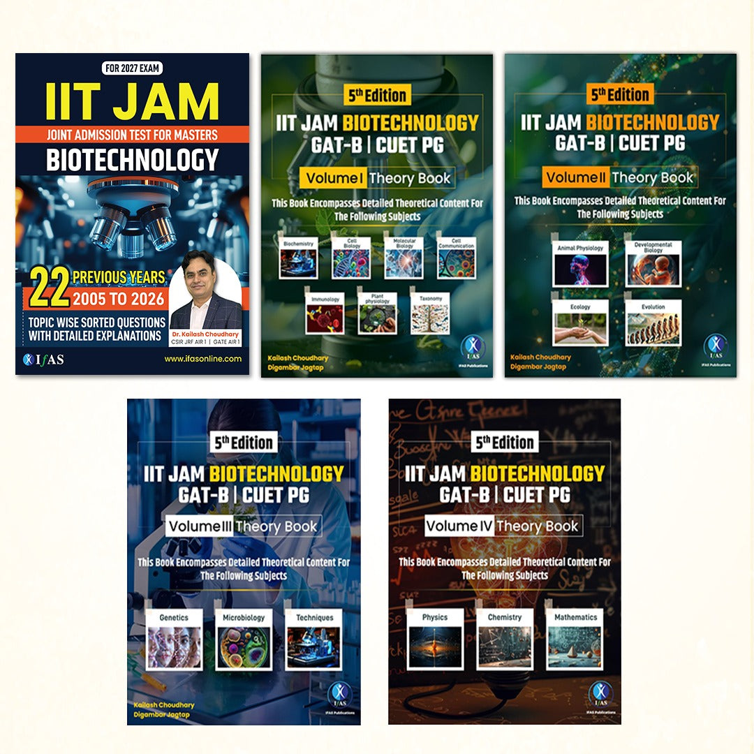 IIT JAM Biotechnology Books - Complete Study Materials
