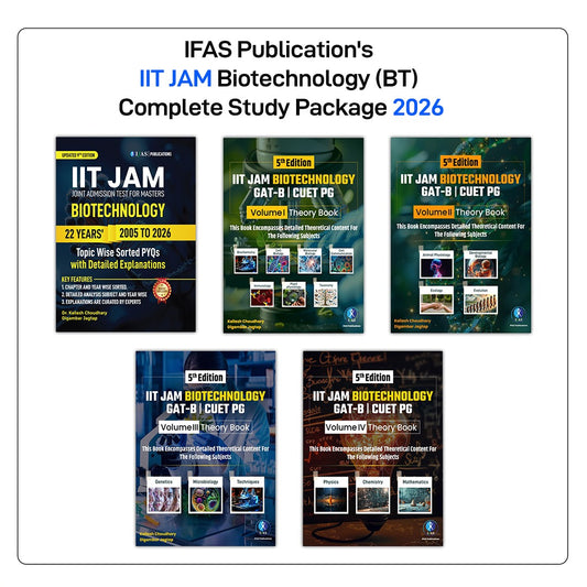 IIT JAM Biotechnology Books - Complete Study Materials