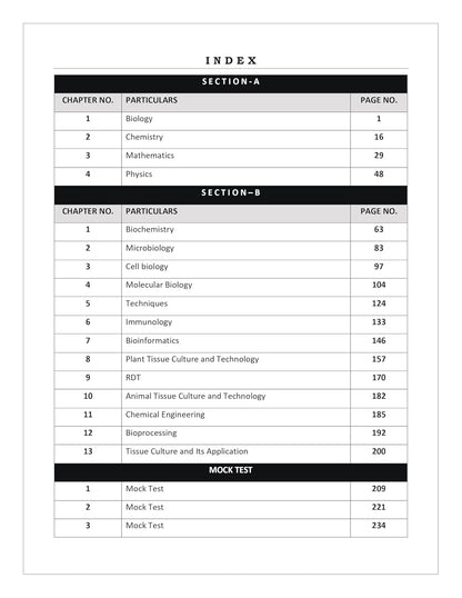 GAT B Biotechnology Book 2026