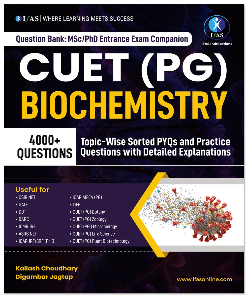 CUET PG Biochemistry Book Previous Year Question with detailed solution (PYQ)