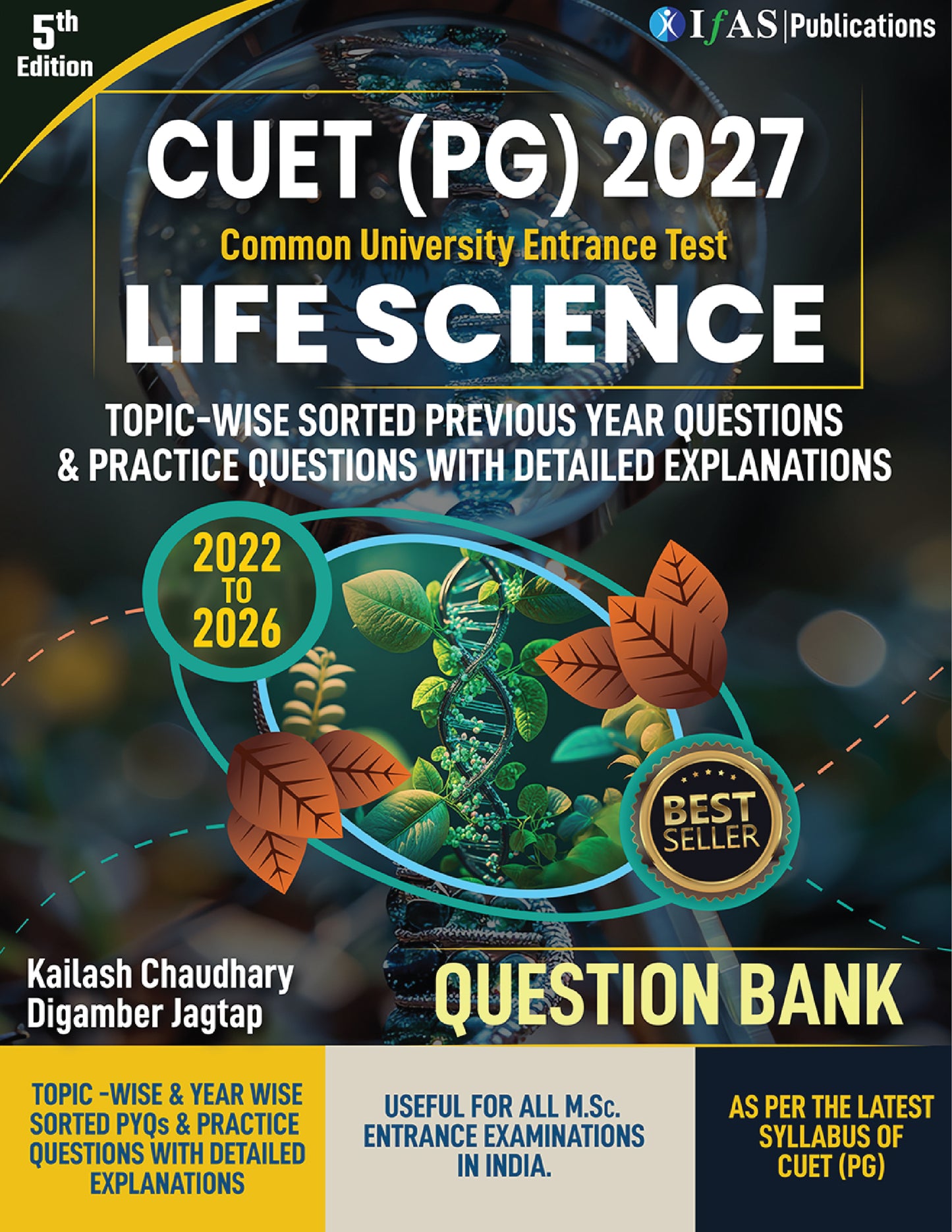 CUET PG Life Science Entrance Exam Book 2026