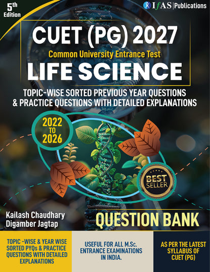 CUET PG Life Science Entrance Exam Book 2026