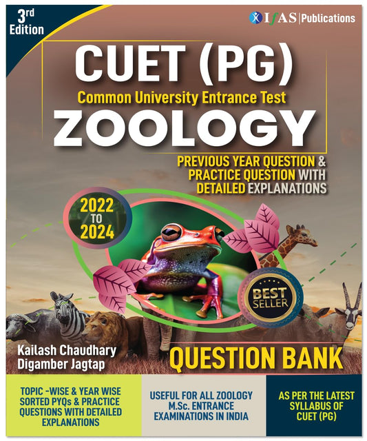 CUET PG Zoology PYQ Book | Practice Question with detailed solution | 3200+ questions